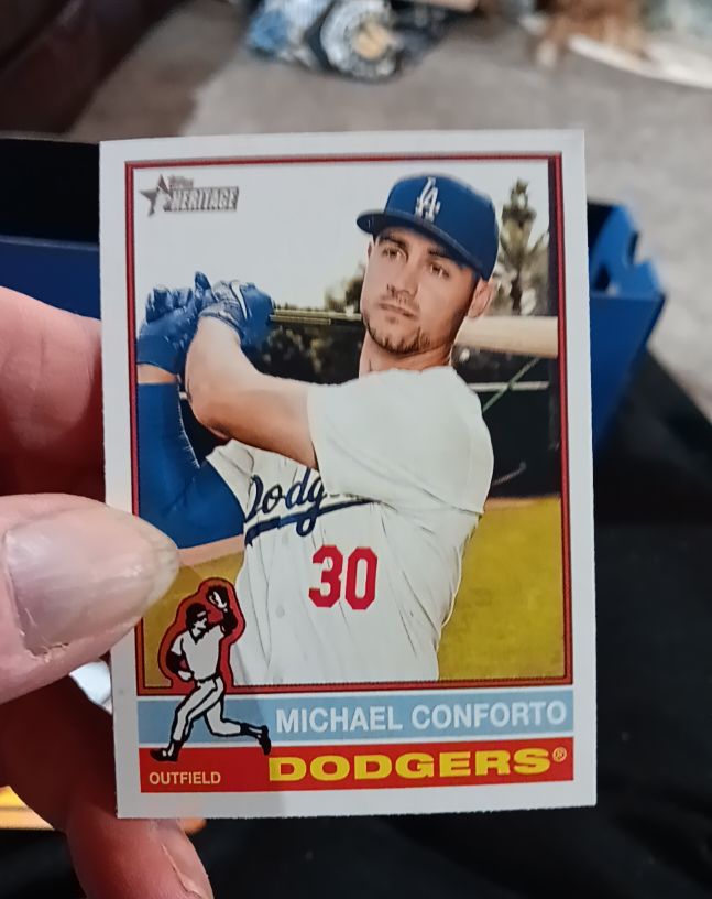 2025 Topps Heritage #297 Michael Conforto — front