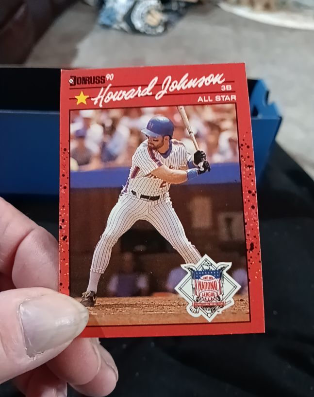 1990 Donruss #654 Howard Johnson — front
