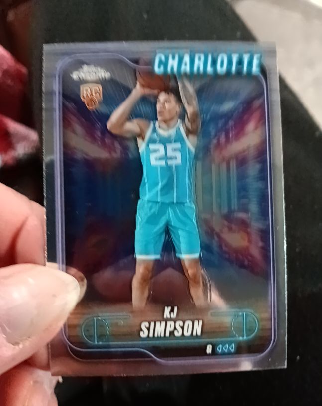 2024-25 Topps Chrome #102 KJ Simpson — front