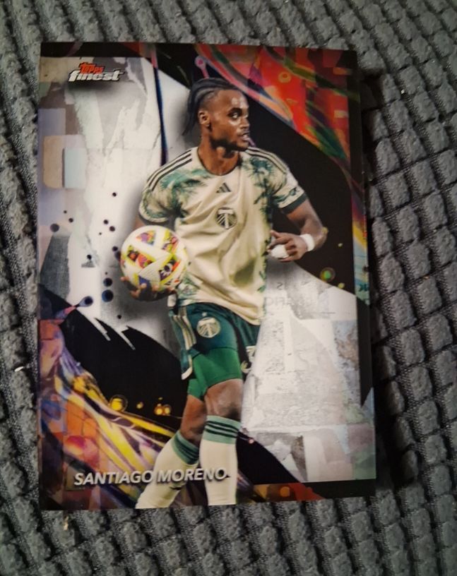 2024 Topps Finest MLS #176 Santiago Moreno — front