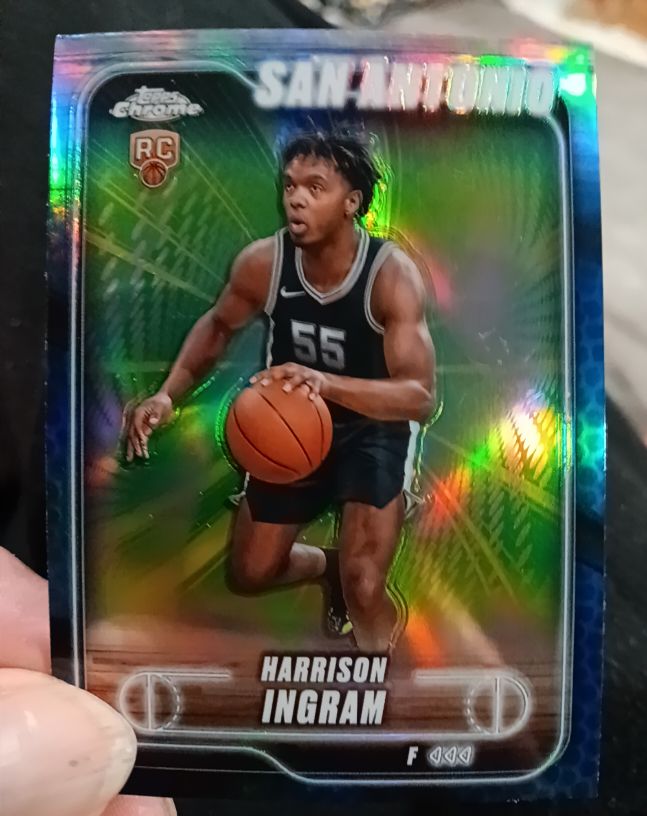 2024-25 Topps Chrome #179 Harrison Ingram Rookie — front
