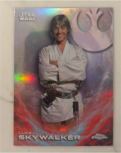 2025 Topps Chrome Star Wars #CE-36 Luke Skywalker — front