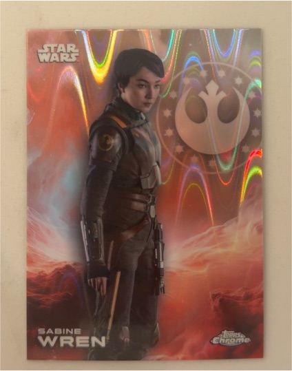 2025 Topps Chrome Star Wars #160 Sabine Wren — front