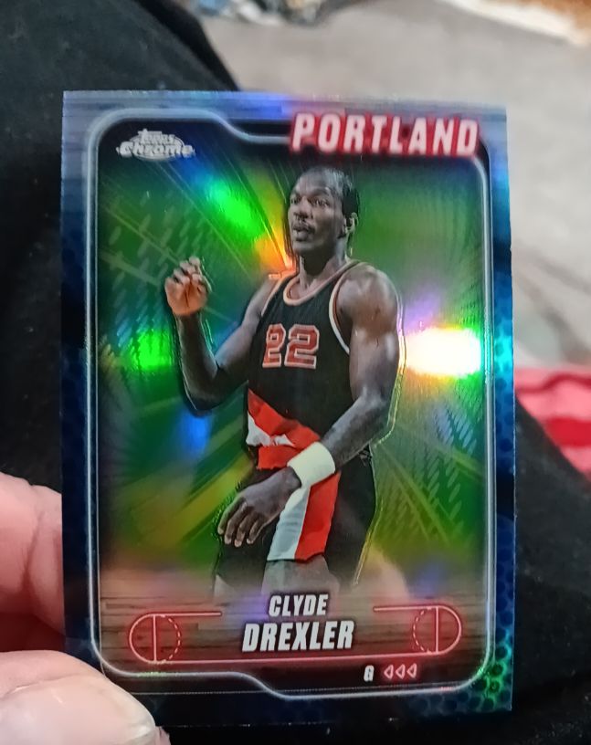 2024-25 Topps Chrome #30 Clyde Drexler — front