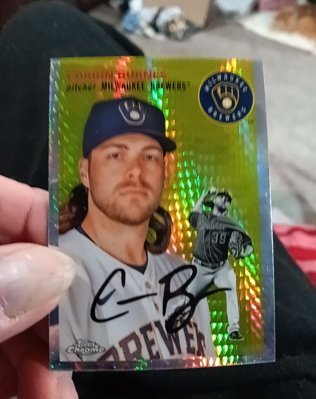 2023 Topps Chrome Platinum Anniversary #230 Corbin Burnes — front