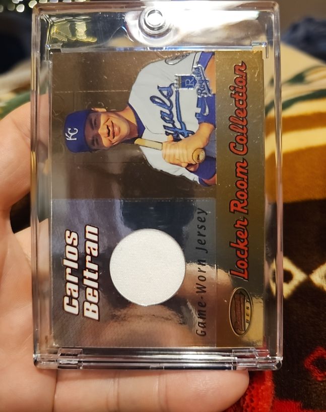 2000 Bowman's Best Locker Room Collection #LRCJ1 Carlos Beltran — front