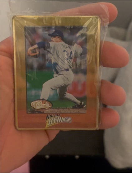 1995 Pacific Metallic Impressions Cooperstown Collection #5 Nolan Ryan — front