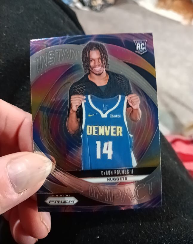 2024-25 Panini Prizm #12 DaRon Holmes II Instant Impact RC — front