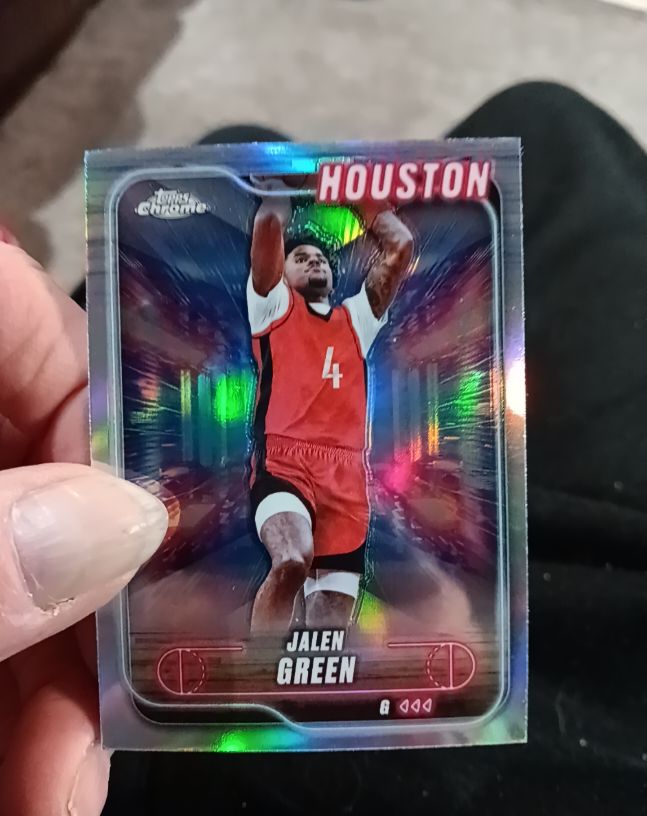2024-25 Topps Chrome #199 Jalen Green — front