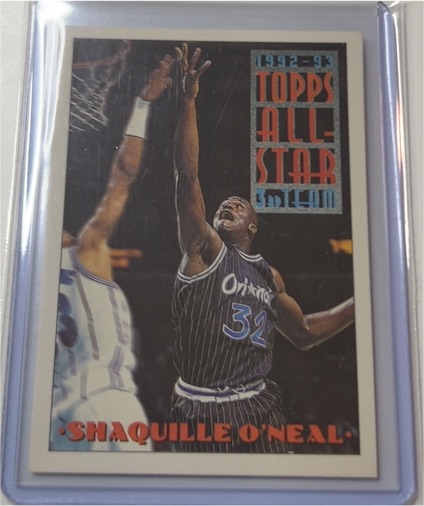 1992-93 Topps All-Star #134 Shaquille O'Neal — front