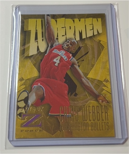 1996-97 SkyBox Z-Force #198 Chris Webber — front