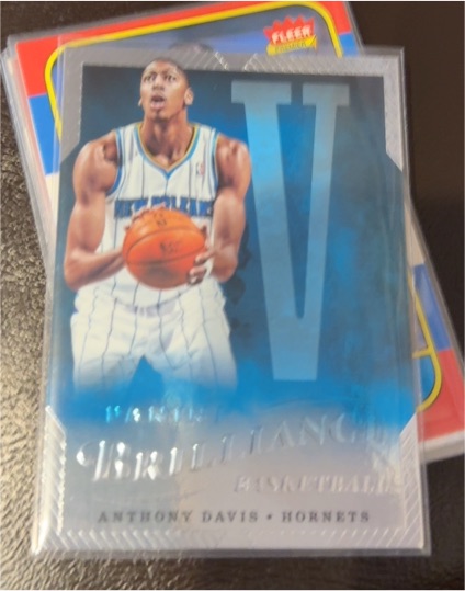 2012-13 Panini Brilliance #28 Anthony Davis Spellbound — front