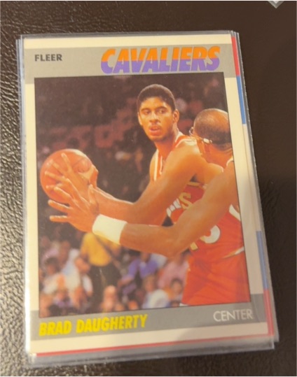 1987-88 Fleer #25 Brad Daugherty — front