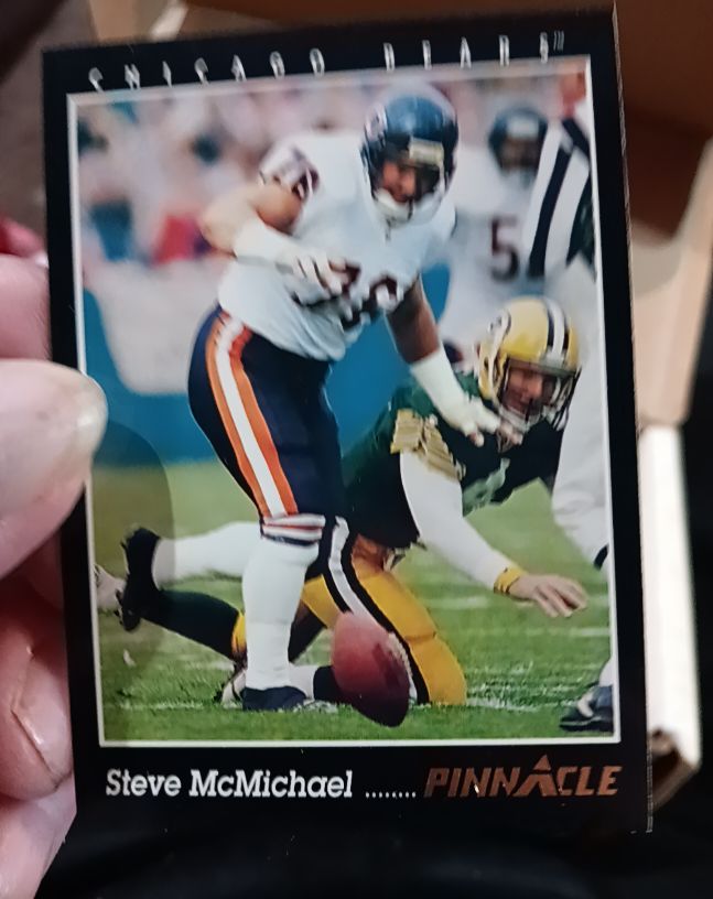 1993 Pinnacle #167 Steve McMichael — front