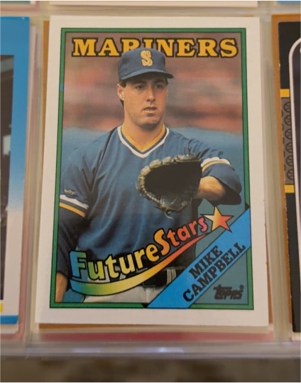 1988 Topps #246 Mike Campbell Future Stars — front