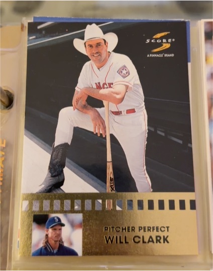 1997 Score Pitcher Perfect #11 Will Clark — front