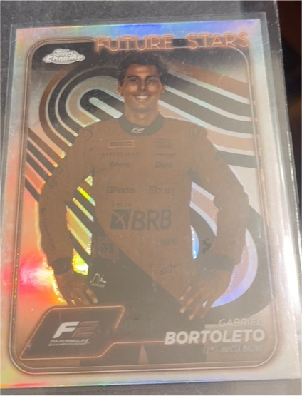 2024 Topps Chrome Formula 1 #28 Gabriel Bortoleto — front