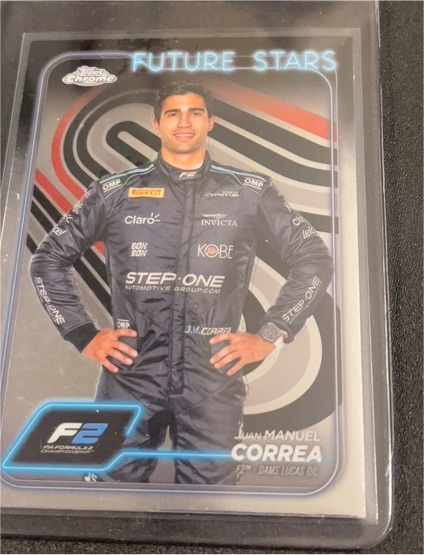 2024 Topps Chrome Formula 1 #34 Juan Manuel Correa Future Stars — front