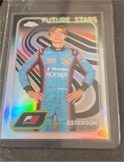 2024 Topps Chrome Formula 1 #59 Max Esterson Future Stars Jenzer Motorsport — front