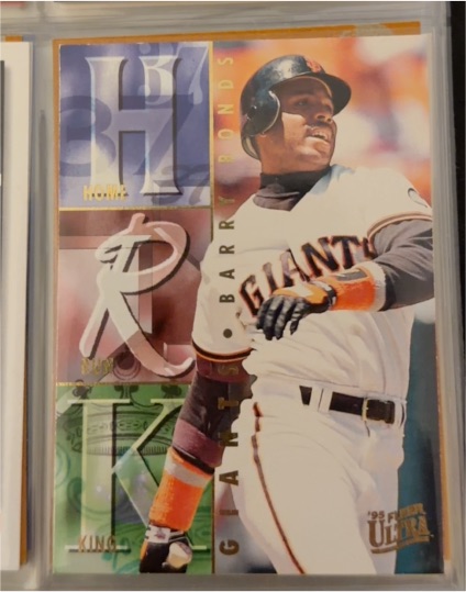 1995 Fleer Ultra #8 Barry Bonds Home Run Kings — front
