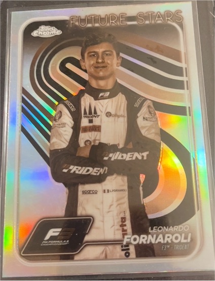 2024 Topps Chrome Formula 1 Future Stars #F3 Leonardo Fornaroli — front
