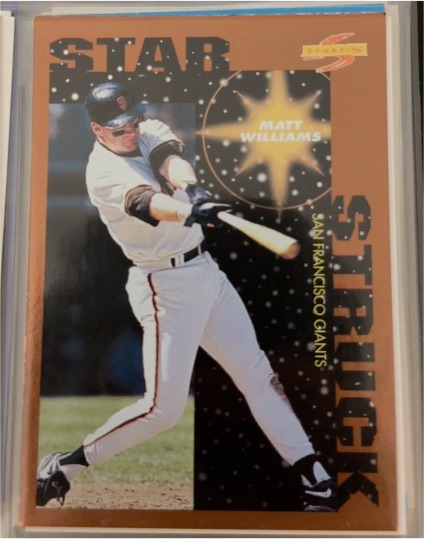 1996 Score #360 Matt Williams — front