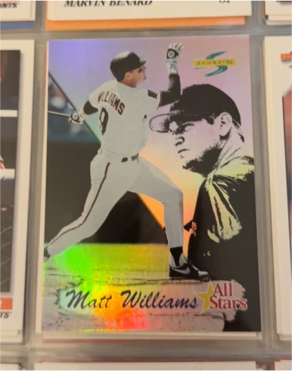 1996 Score #4 Matt Williams All Stars — front