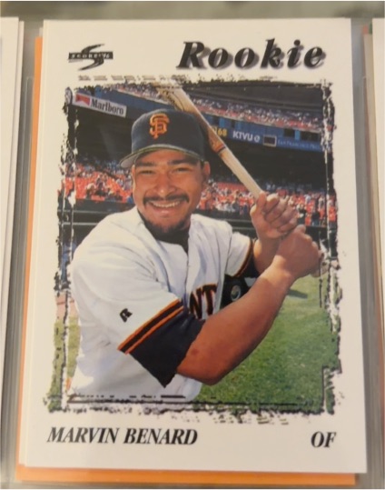 1996 Score #5 Marvin Benard — front