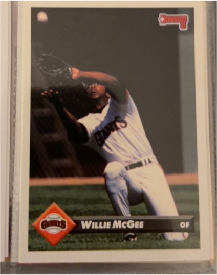 1993 Donruss #550 Willie McGee — front