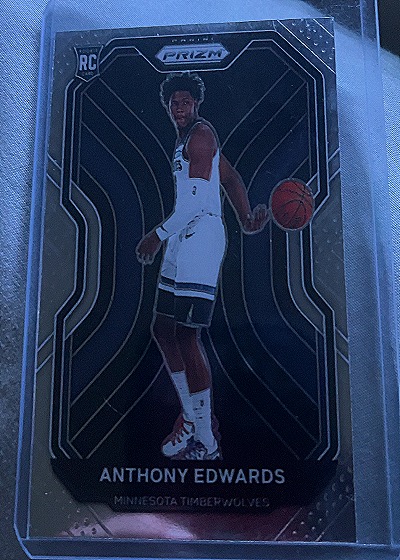 2020-21 Panini Prizm #258 Anthony Edwards — front