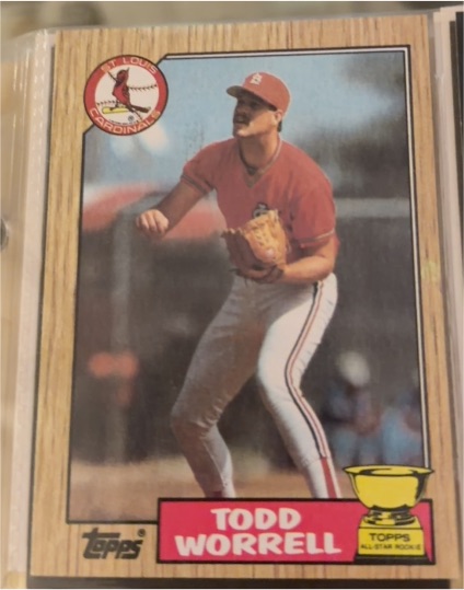 1987 Topps #465 Todd Worrell — front