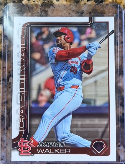 2025 Topps #485 Jordan Walker — front