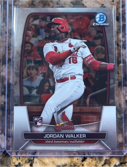 2023 Bowman Chrome #18 Jordan Walker — front