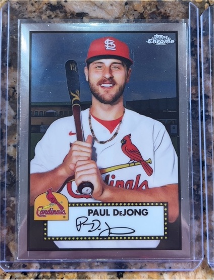 2021 Topps Chrome Platinum Anniversary #424 Paul DeJong — front