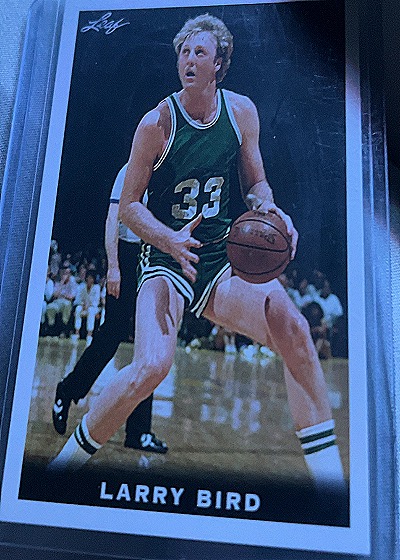 1986 Leaf #33 Larry Bird — front