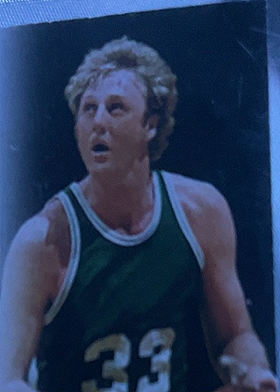 1986 Leaf #33 Larry Bird — back