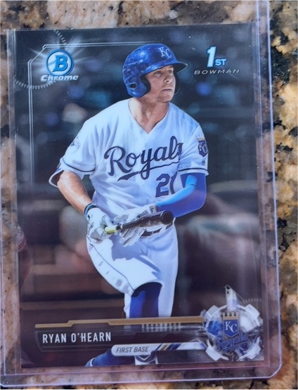 2017 Bowman Chrome #BCP212 Ryan O'Hearn — front