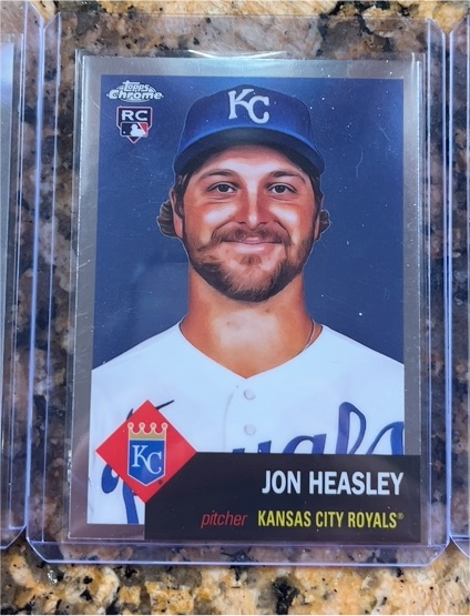 2022 Topps Chrome Platinum Anniversary #266 Jon Heasley — front