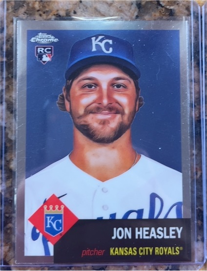 2022 Topps Chrome Platinum Anniversary #266 Jon Heasley — front