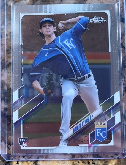 2021 Topps Chrome Update #USC34 Daniel Lynch — front