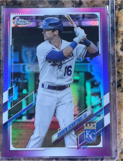 2021 Topps Chrome Update #USC35 Andrew Benintendi — front