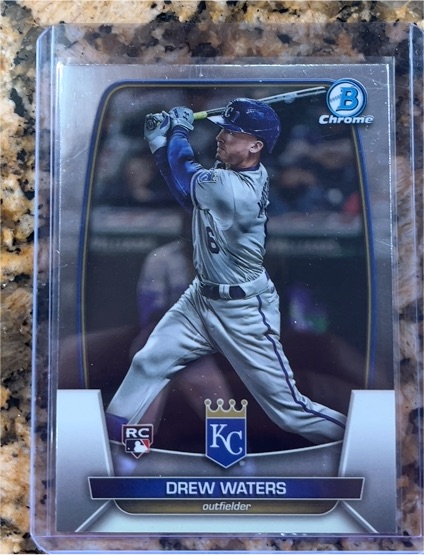 2023 Bowman Chrome #14 Drew Waters — front