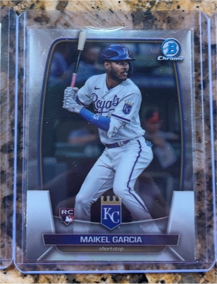 2023 Bowman Chrome #30 Maikel Garcia — front
