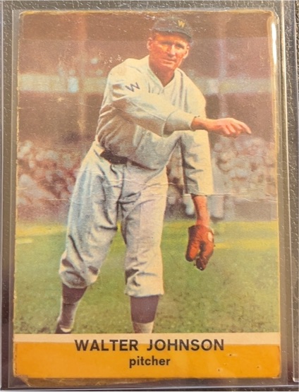 1961 Golden Press #29 Walter Johnson — front