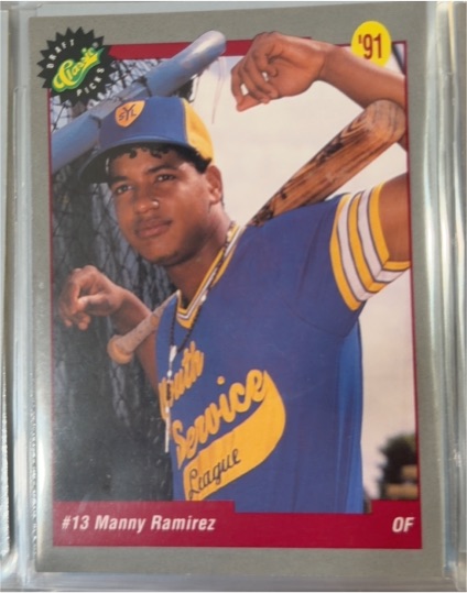 1991 Classic Draft Picks #10 Manny Ramirez — front