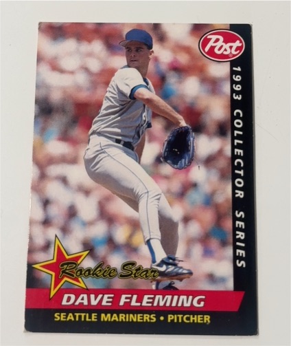 1993 Post Collector Series #1 Dave Fleming — front