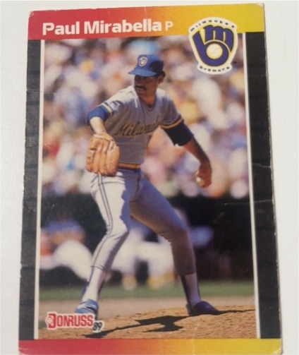 1989 Donruss #654 Paul Mirabella — front