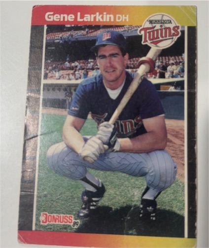 1989 Donruss #355 Gene Larkin — front