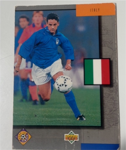 1994 Upper Deck #320 Roberto Baggio — front