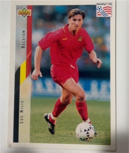 1994 Upper Deck World Cup #109 Luc Nilis — front